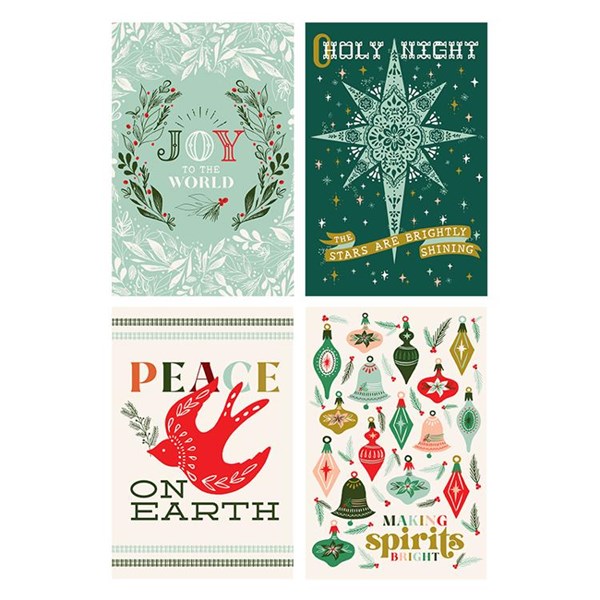 Cheer & Merriment Tea Towel Set of 4