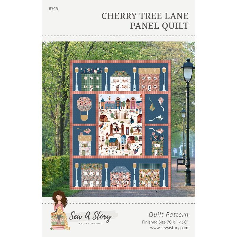 Cherry Tree Lane Panel Quilt Pattern | Jennifer Long
