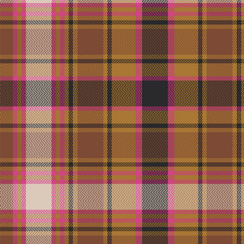 Chevron Plaid - Toffee