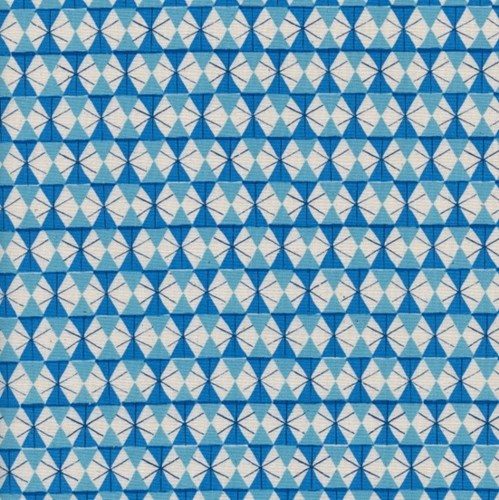 Chicken Wire in Bright Blue UNBLEACHED COTTON