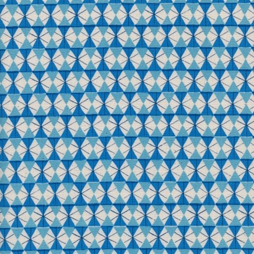 Chicken Wire in Bright Blue UNBLEACHED COTTON