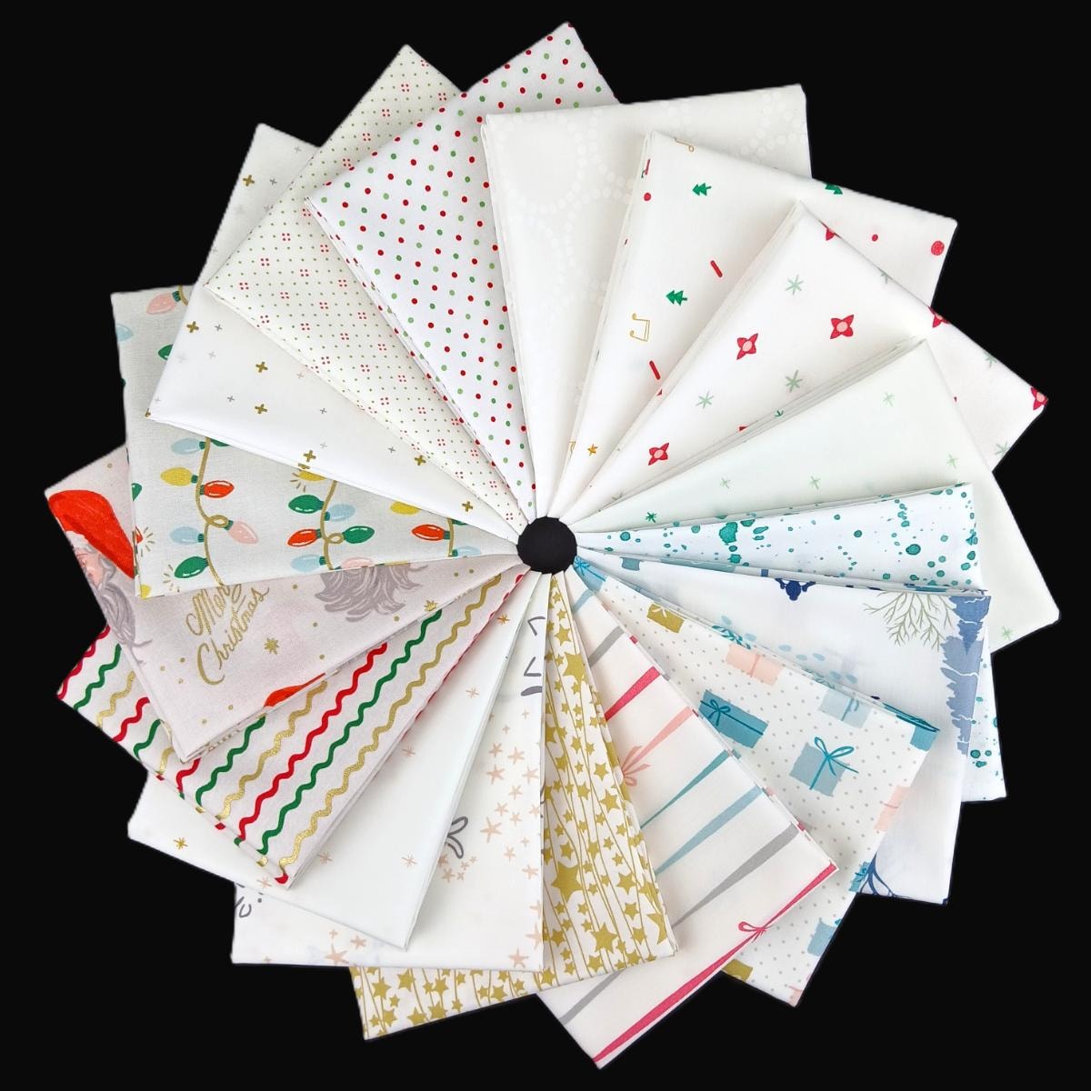 Christmas Low Volume Fat Quarter Bundle | 17 FQs