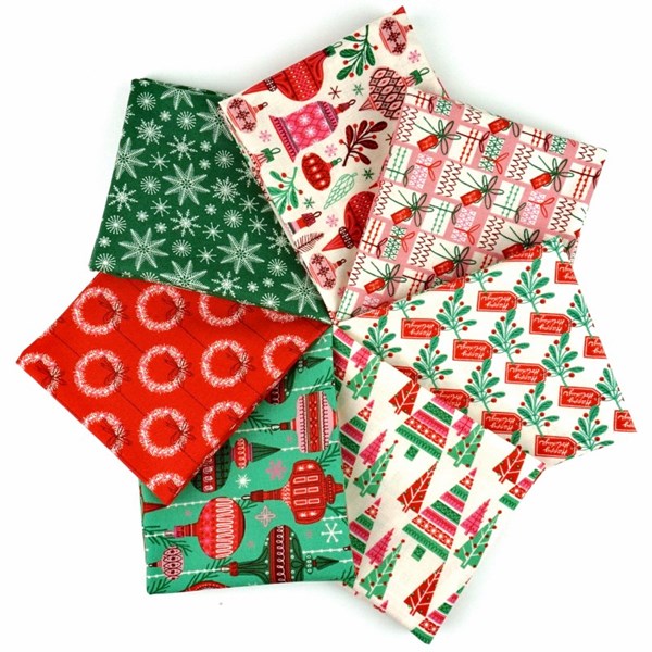 Christmas Past Fat Quarter Bundle | Lori Rudolph | 7 FQs