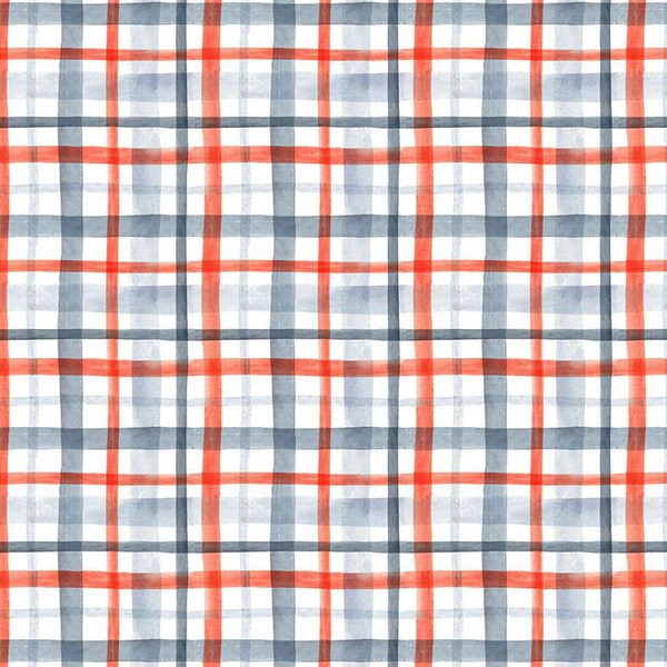 Christmas Plaid - White