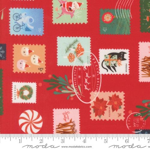 Christmas Stamps - Christmas Red