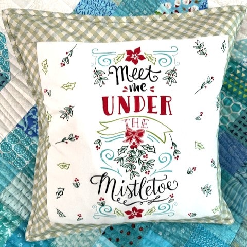 Christmas Tea Towel Pillow Kit