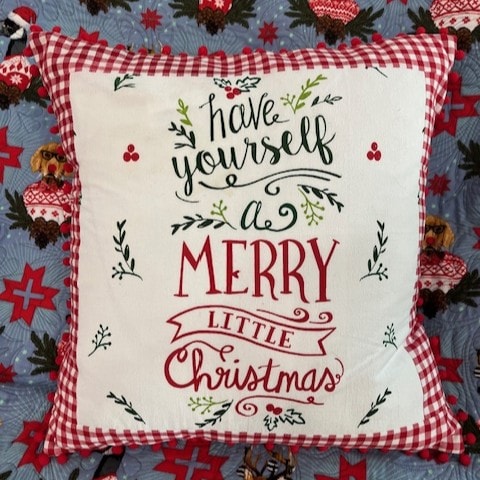 Christmas Tea Towel Pillow Kit