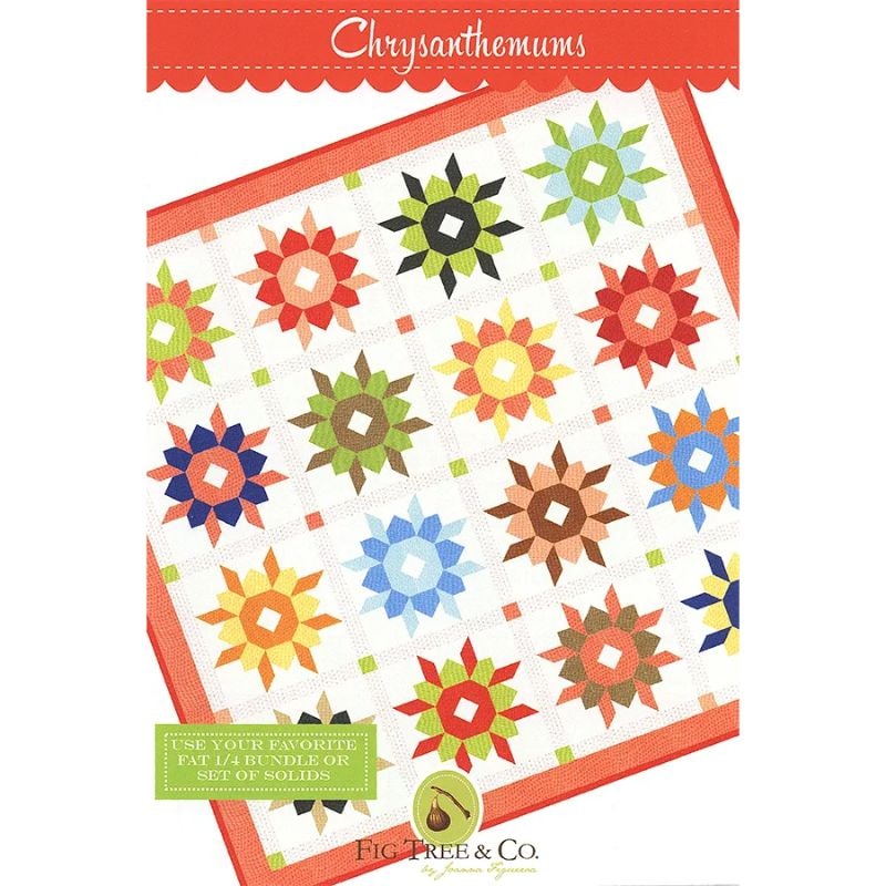 Chrysanthemum Quilt Pattern | Fig Tree & Co.