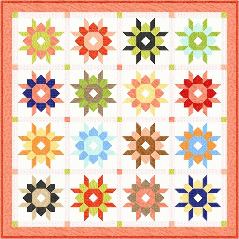 Chrysanthemum Quilt Pattern | Fig Tree & Co.