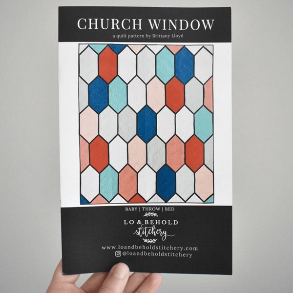 Church Window by Brittany Lloyd of Lo and Behold Stitchery