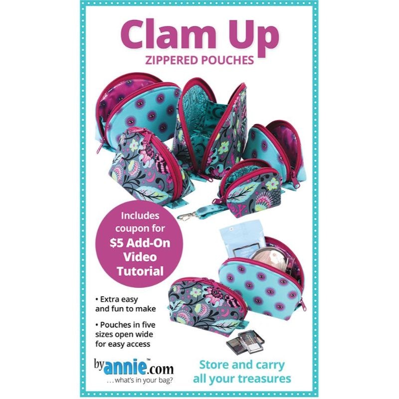 Clam Up Pouch Pattern | ByAnnie