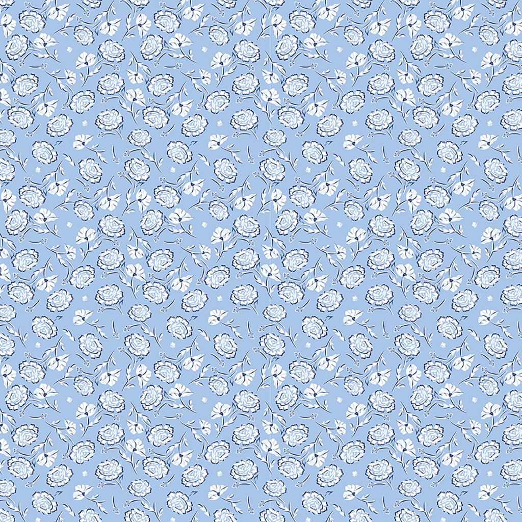 Classic Floral - Light Blue