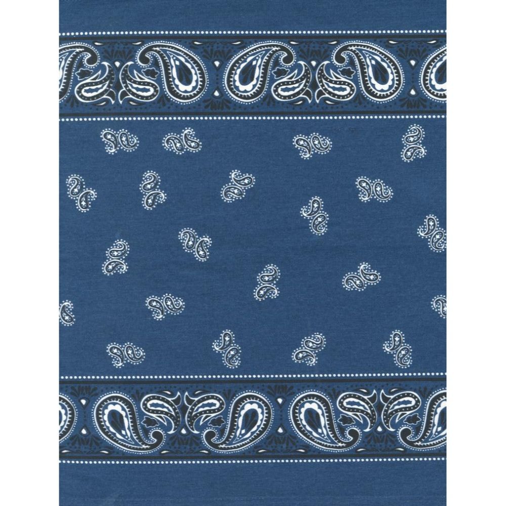 Classic Retro Toweling - Navy Bandana