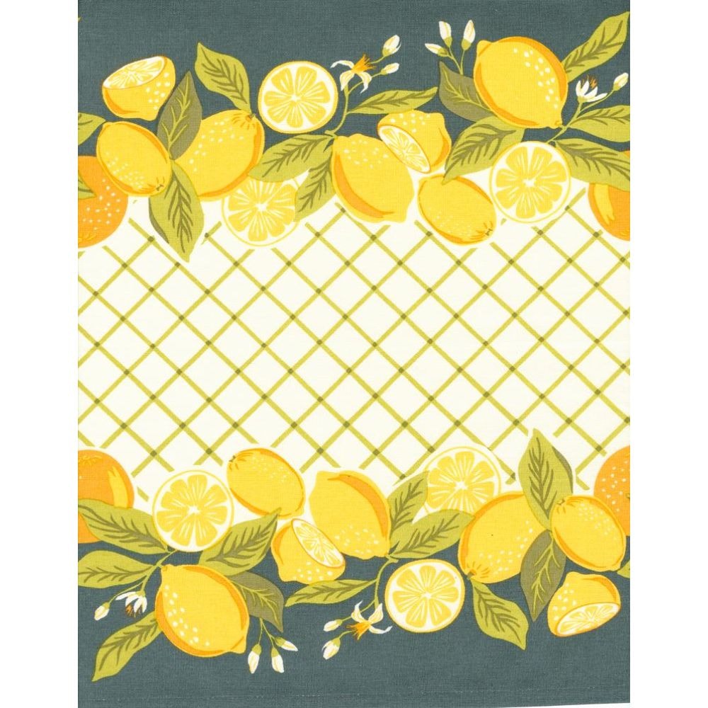 Classic Retro Toweling - Lemon Delight