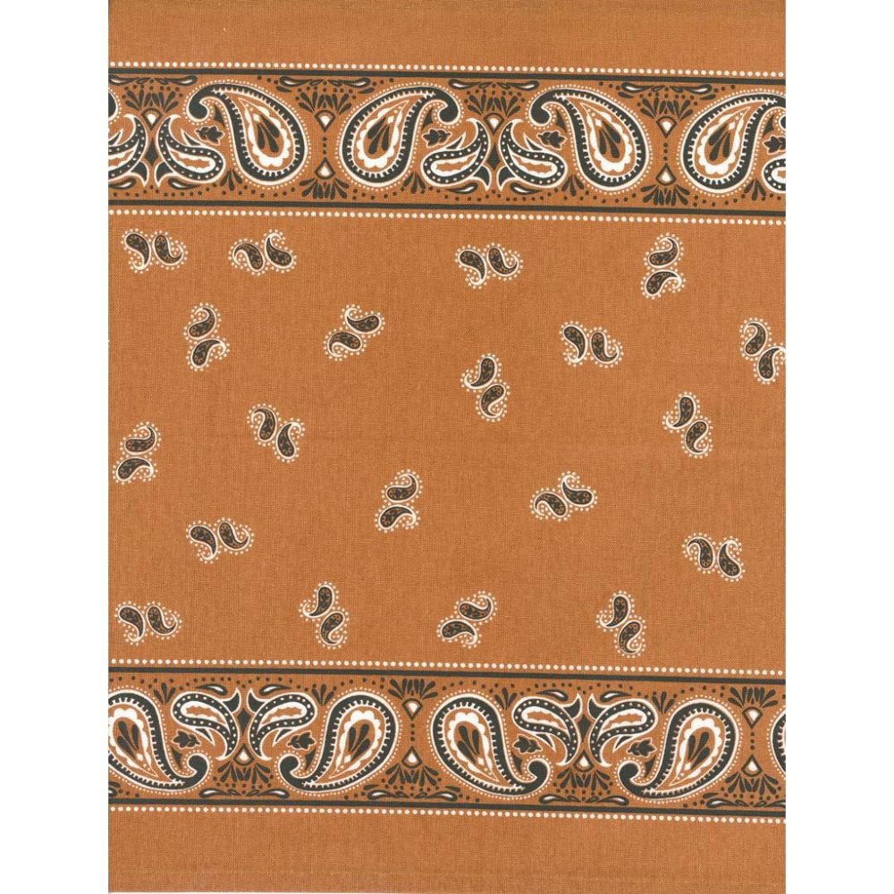 Classic Retro Toweling - Rust Bandana