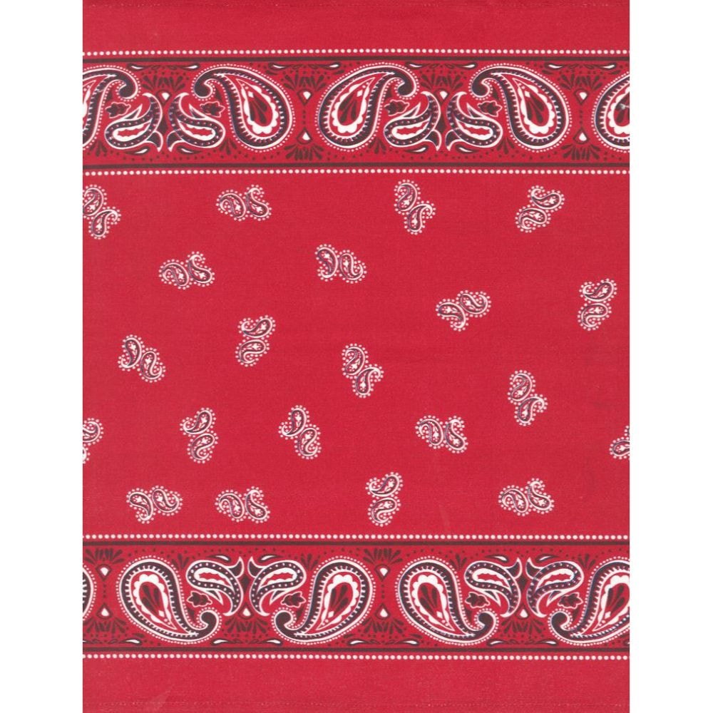 Classic Retro Toweling - Red Bandana