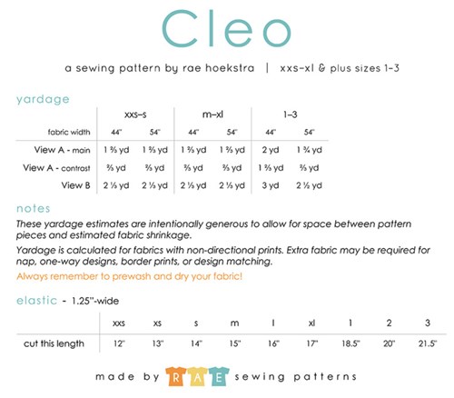 Cleo Skirt Pattern by Made by Rae