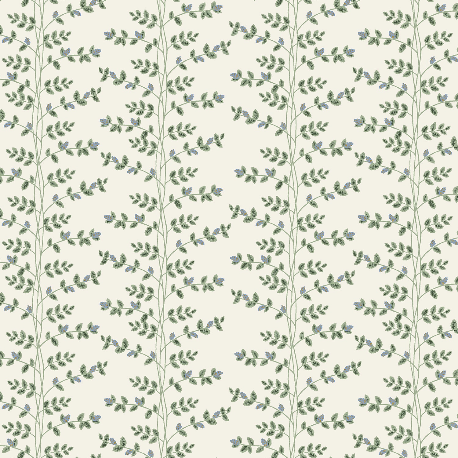 Climbing Vines - Cream Metallic