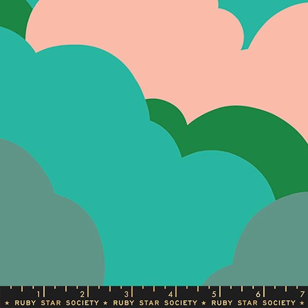 Clouds RAYON - Turquoise