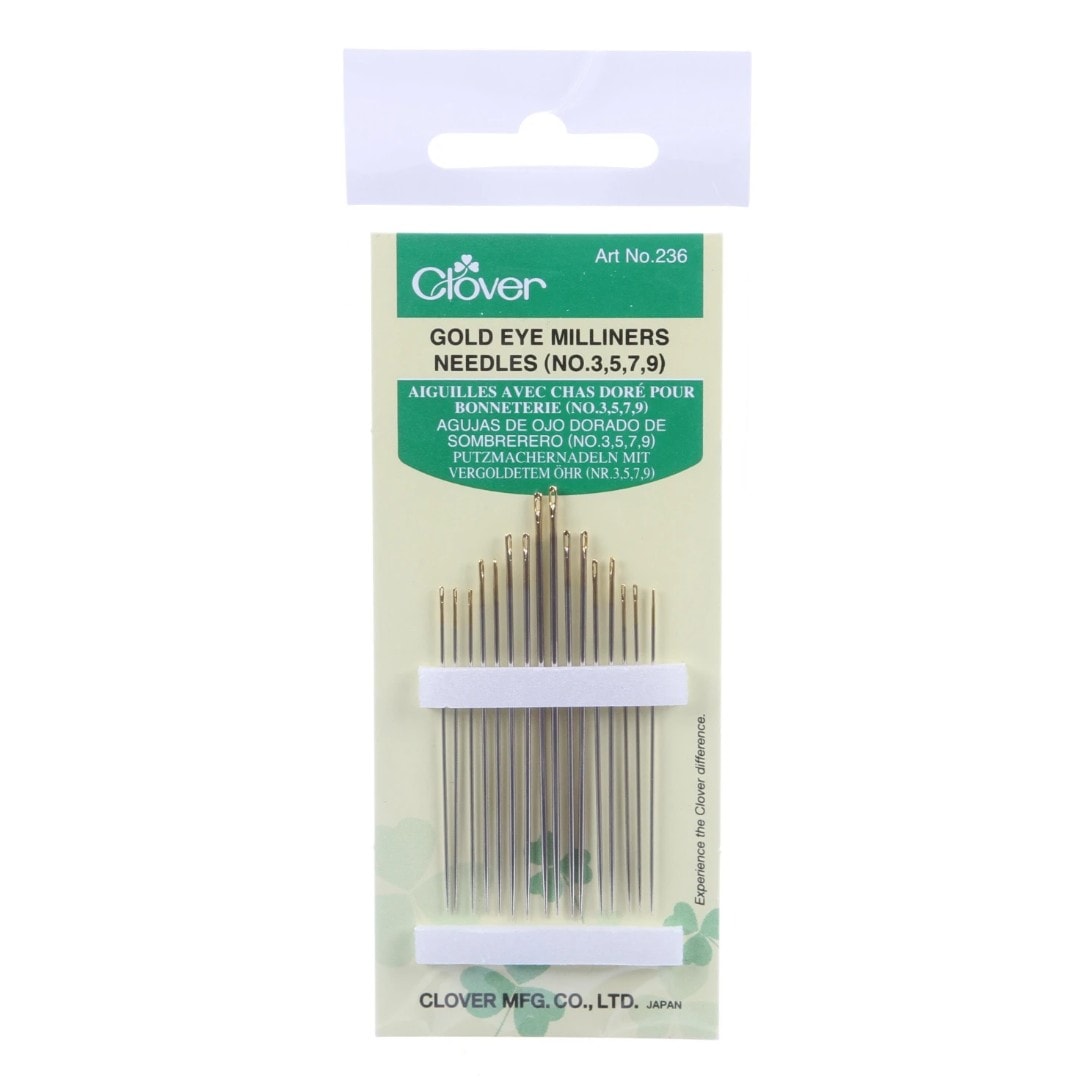 Clover Gold Eye Milliners Needles