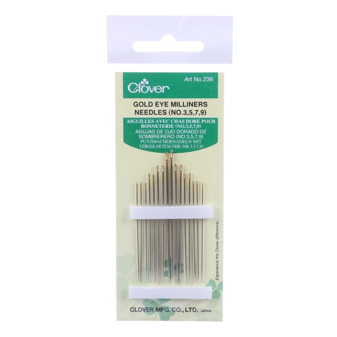 Clover Gold Eye Milliners Needles