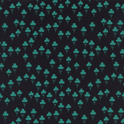 Clovers in Teal