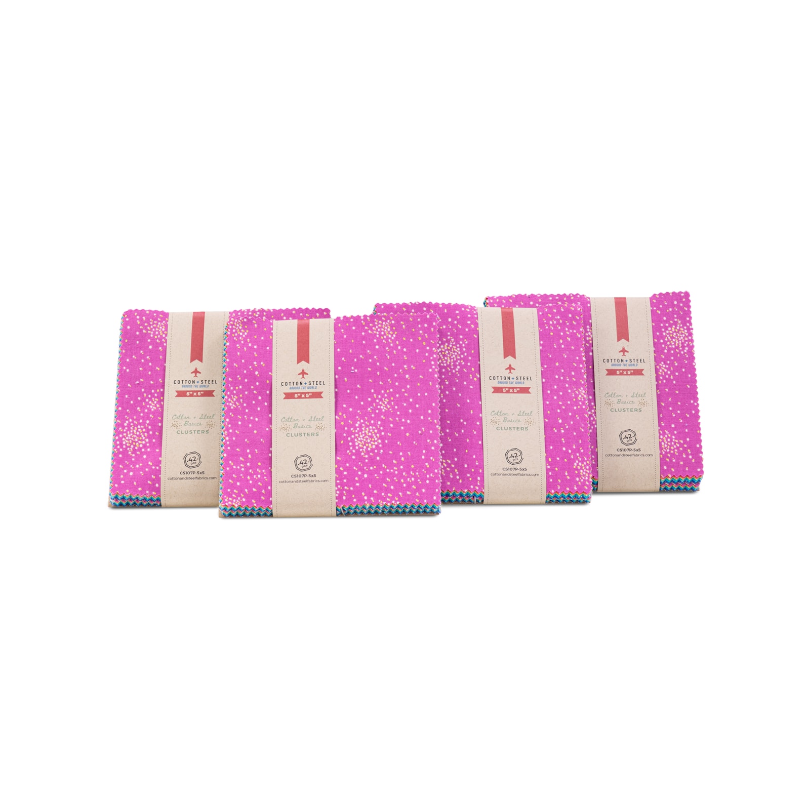 Clusters Charm Pack | Cotton and Steel Basics | 42PCs
