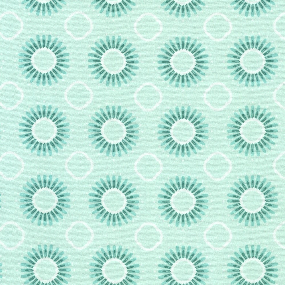 Coastal Blooms - Aqua