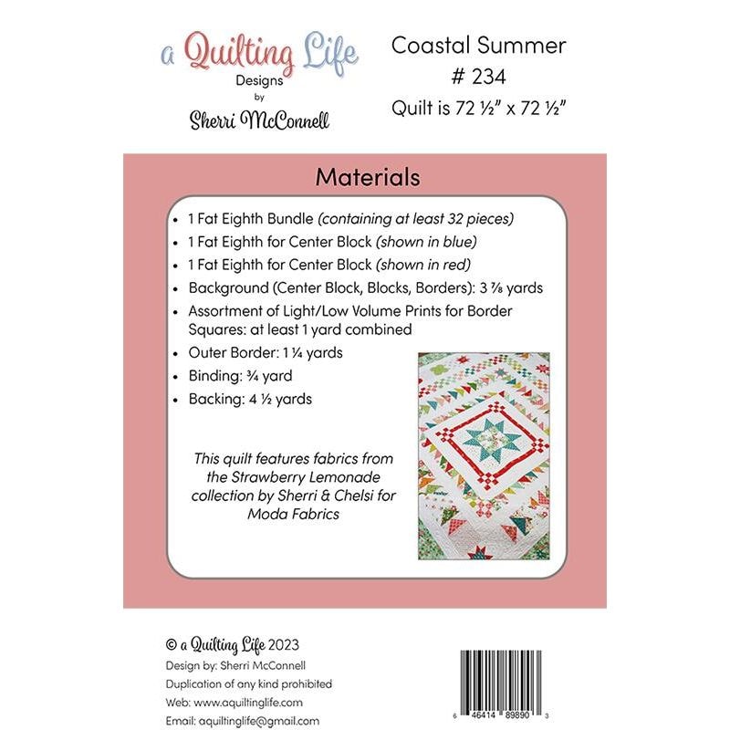 Coastal Summer Quilt Pattern | A Quilting Life