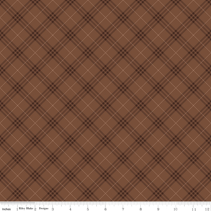 Coffee Time Plaid - Brown