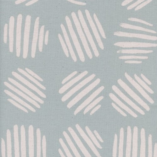 Coin Dots in Baby Powder UNBLEACHED COTTON