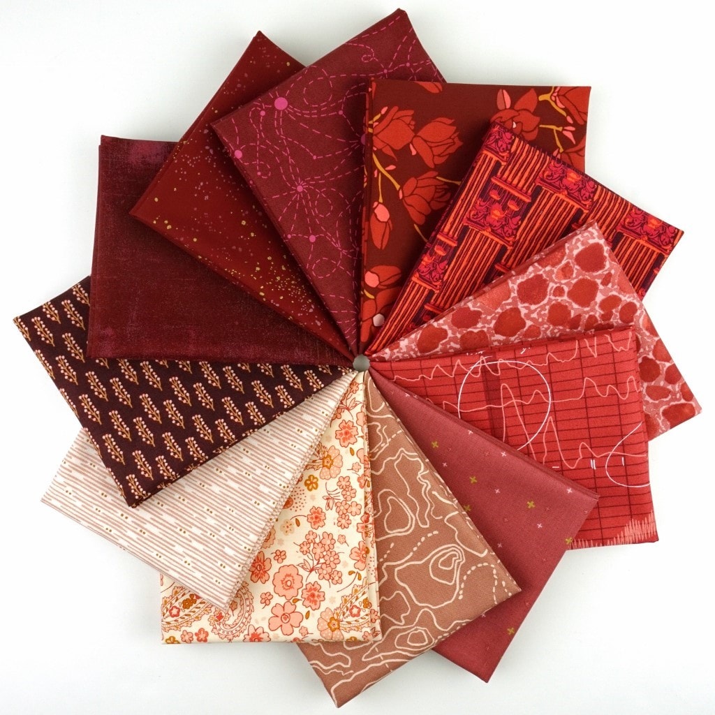 Color Play Bordeaux Fat Quarter Bundle