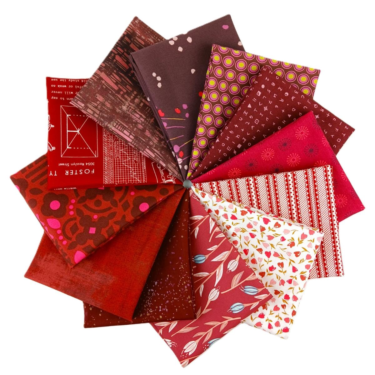 Color Play Bordeaux Fat Quarter Bundle