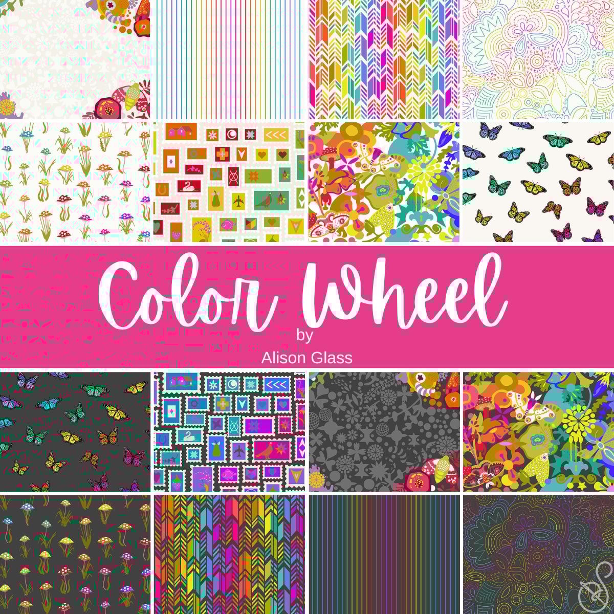 Color Wheel Jelly Roll | Allison Glass | 40 PCs