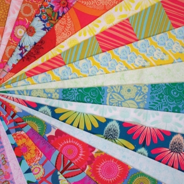 Colorway 2 Fat Quarter Bundle | Anna Maria Textiles | 19 FQs - Cheery