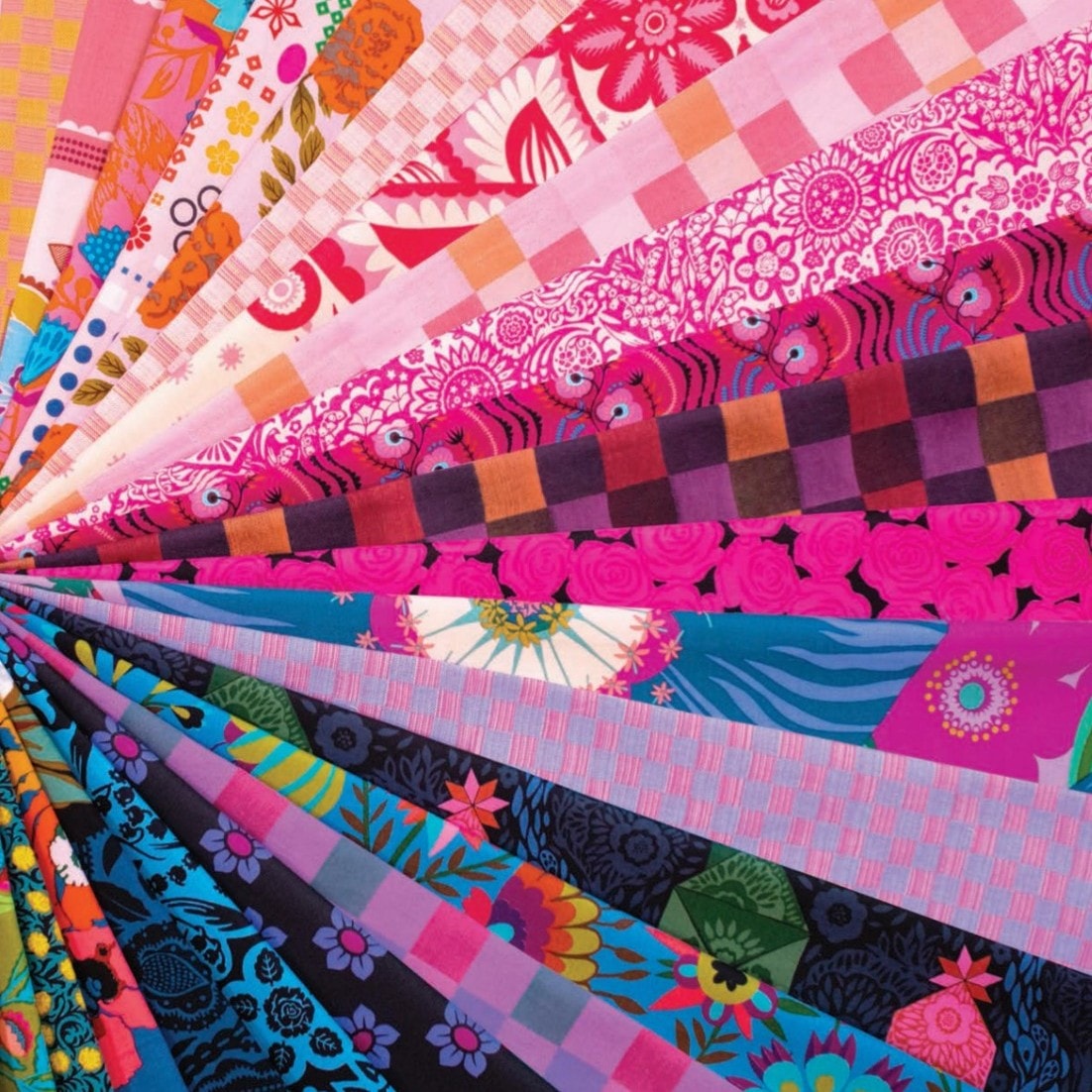 Colorway 3 Fat Quarter Bundle | Anna Maria Textiles | 25 SKUs - Lush