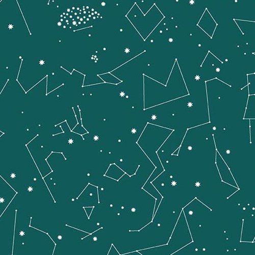 Constellations in Dark Teal