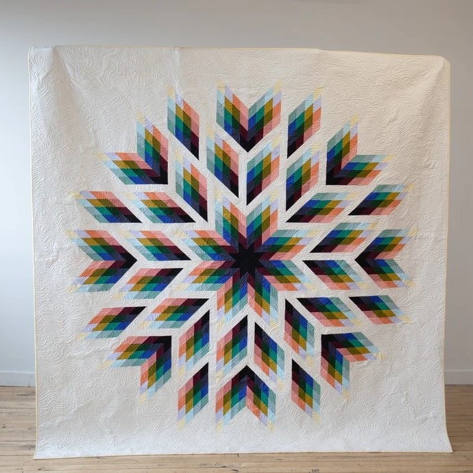 Cosmic Feathers Quilt Pattern | Taralee Quiltery