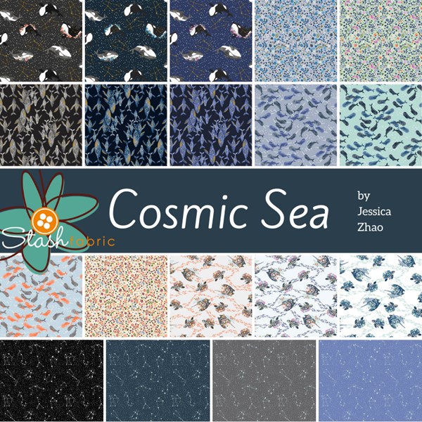 Cosmic Sea Jelly Roll | Jessica Zhao | 40PCs