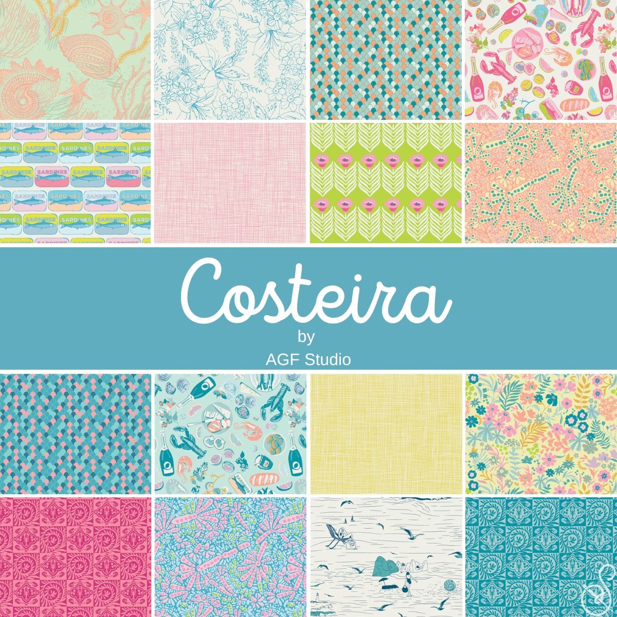 Costeira Half Yard Bundle | AGF Studio | 16 SKUs