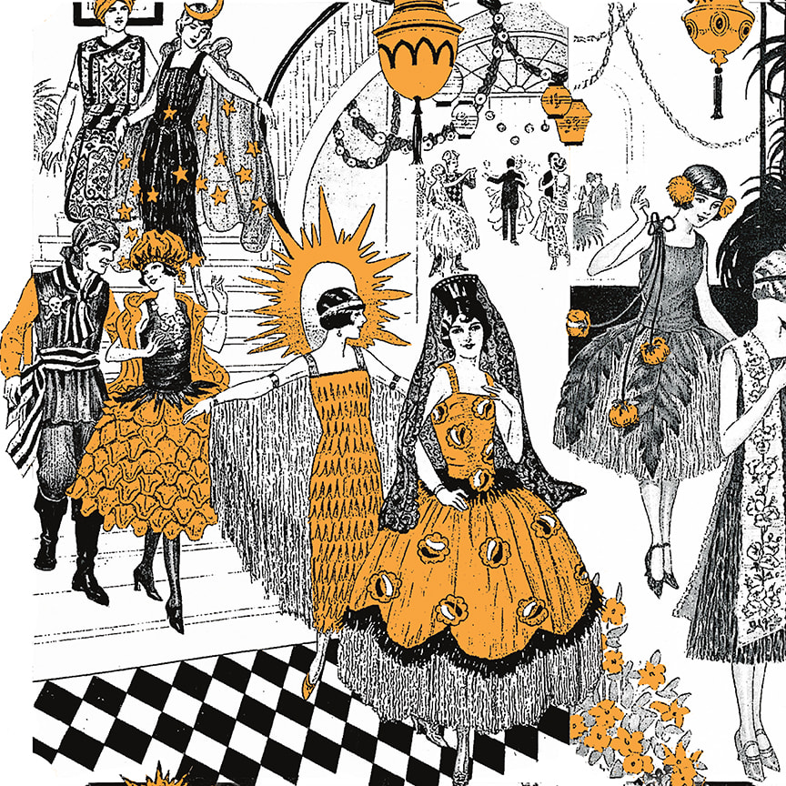 Costume Collage - White