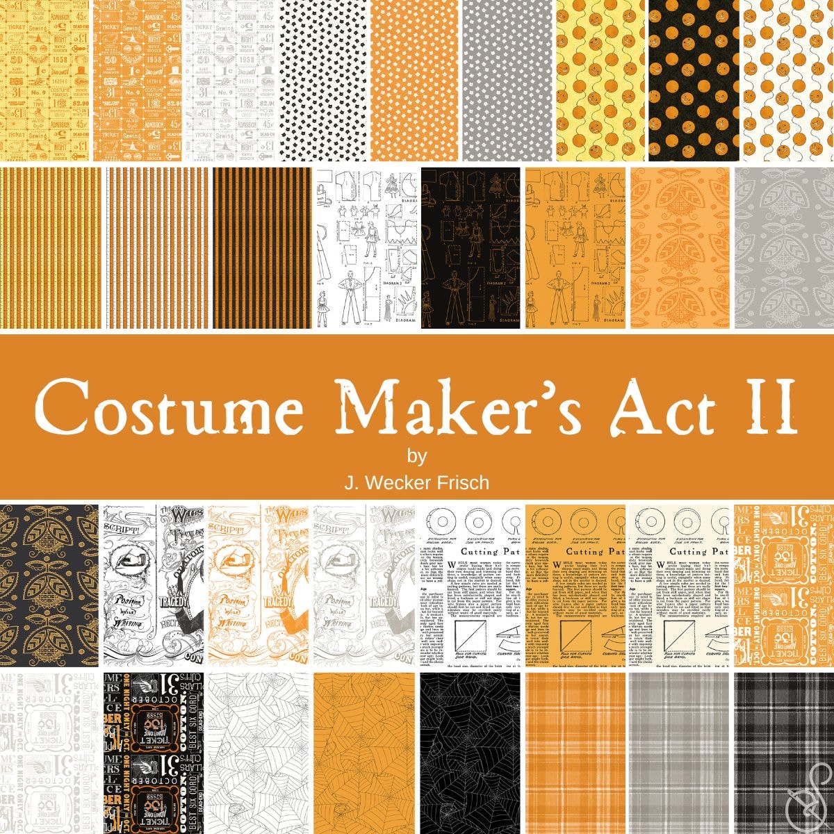 Costume Maker's Act II 10" Stacker | J. Wecker Frisch | 42 PCs