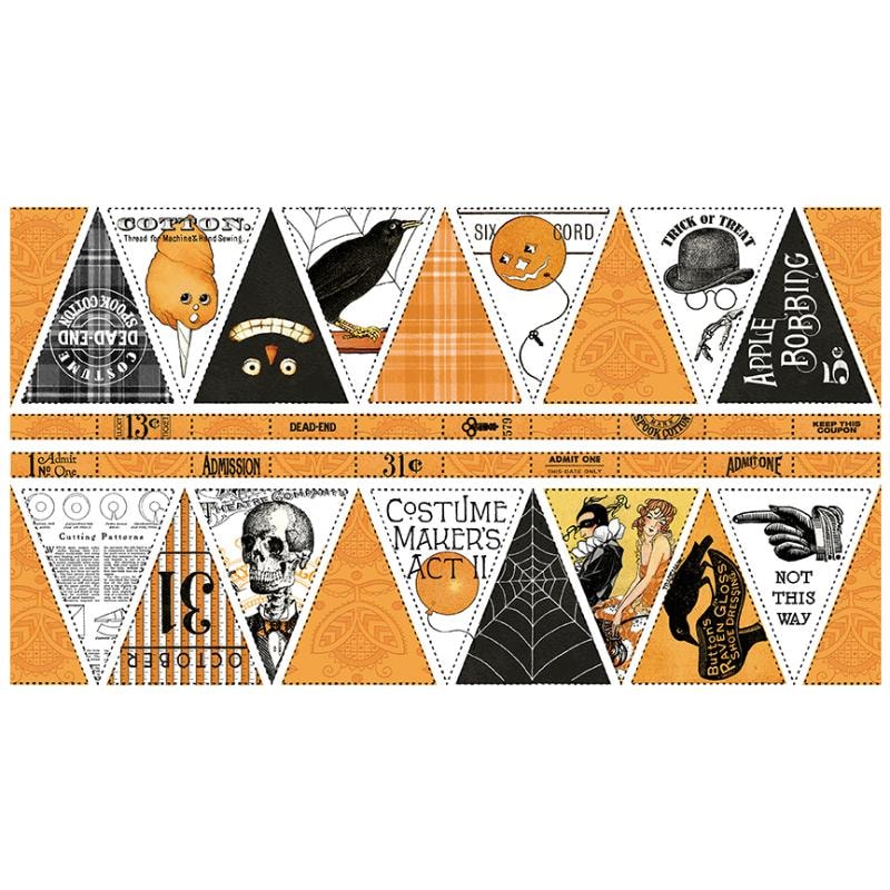 Costume Maker's Act II Costume Party Bunting Panel | 24" x 43" PANEL