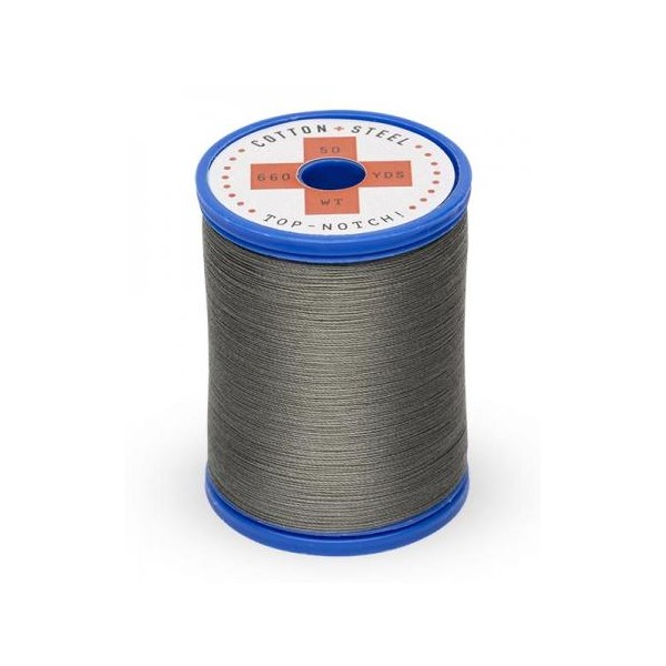 Cotton + Steel Thread 50wt | 600 Yards - Charcoal Gray