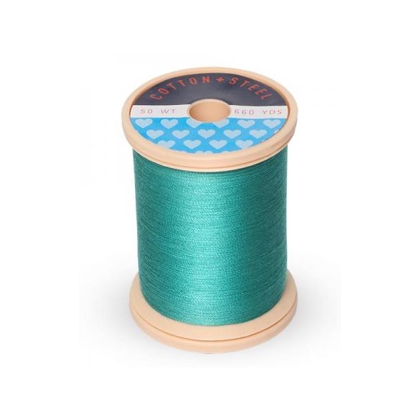 Cotton + Steel Thread 50wt | 600 Yards - Med. Aqua