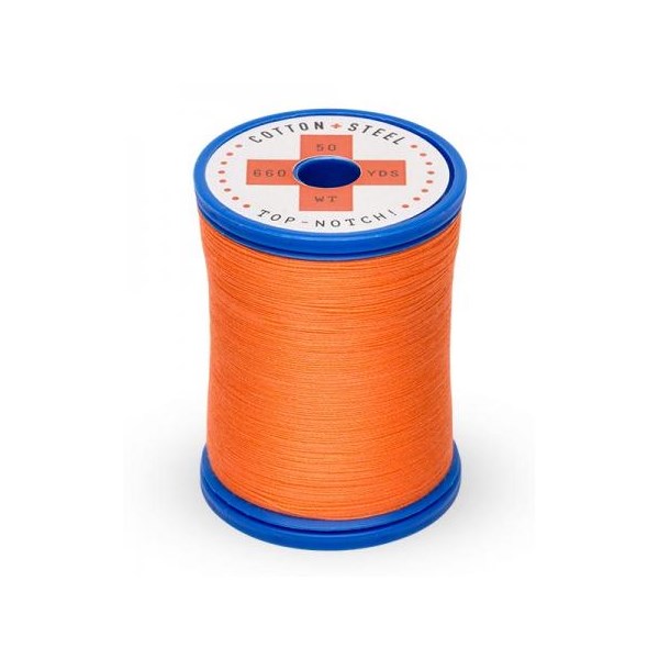 Cotton + Steel Thread 50wt | 600 Yards - Tangerine