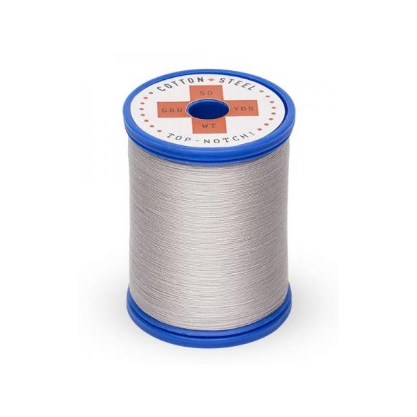 Cotton + Steel Thread 50wt | 600 Yards - Silver Gray