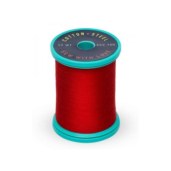 Cotton + Steel Thread 50wt | 600 Yards - True Red