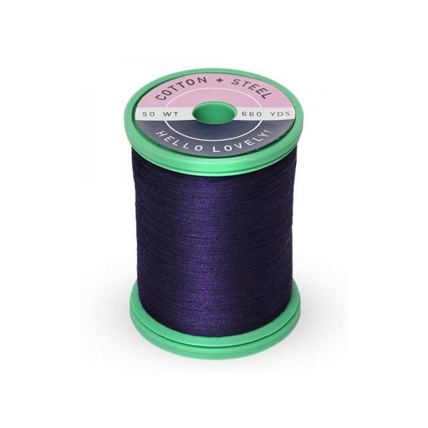 Cotton + Steel Thread 50wt | 600 Yards - Medium Navy