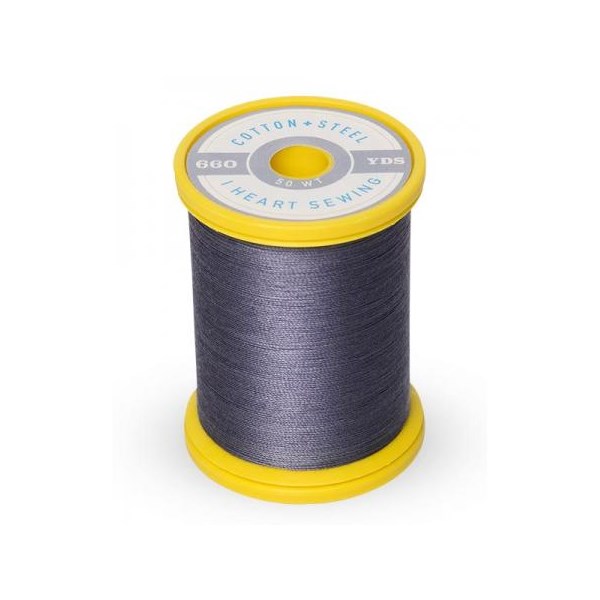 Cotton + Steel Thread 50wt | 600 Yards - Smokey Gray